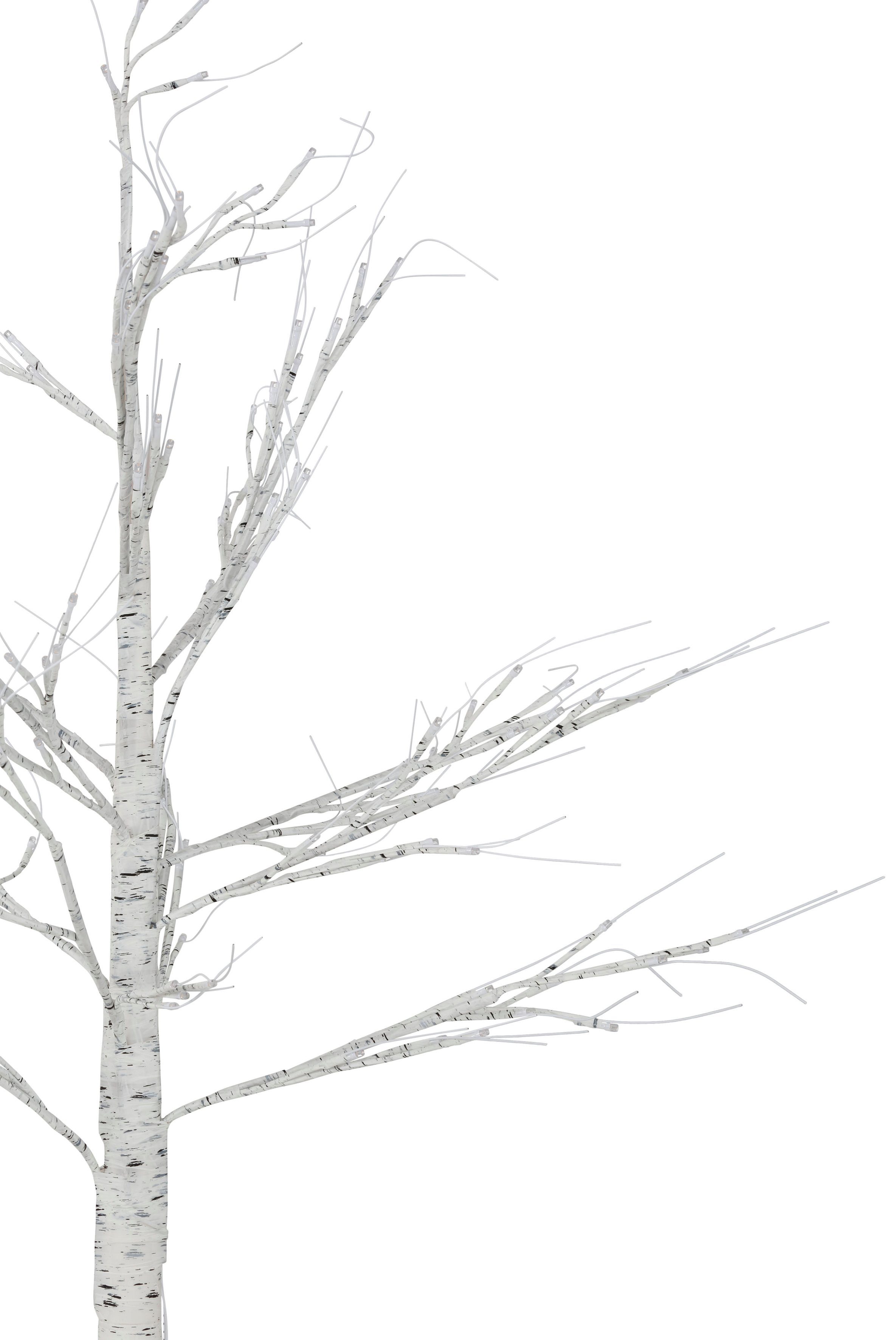 BONETTI LED Baum Birkenbaum, Timerfunktion, LED fest integriert, Warmweiß, mit zahlreichen LEDs, Weihnachtsdeko aussen