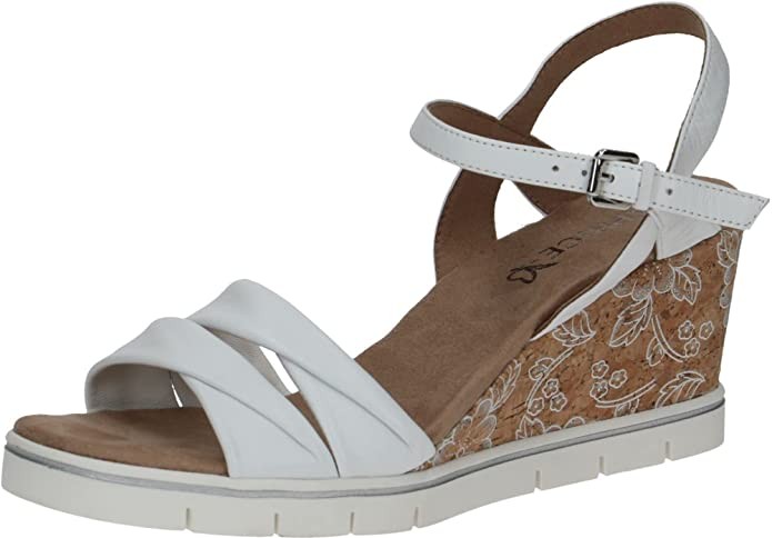 CAPRICE Klassische Sandalen weiss