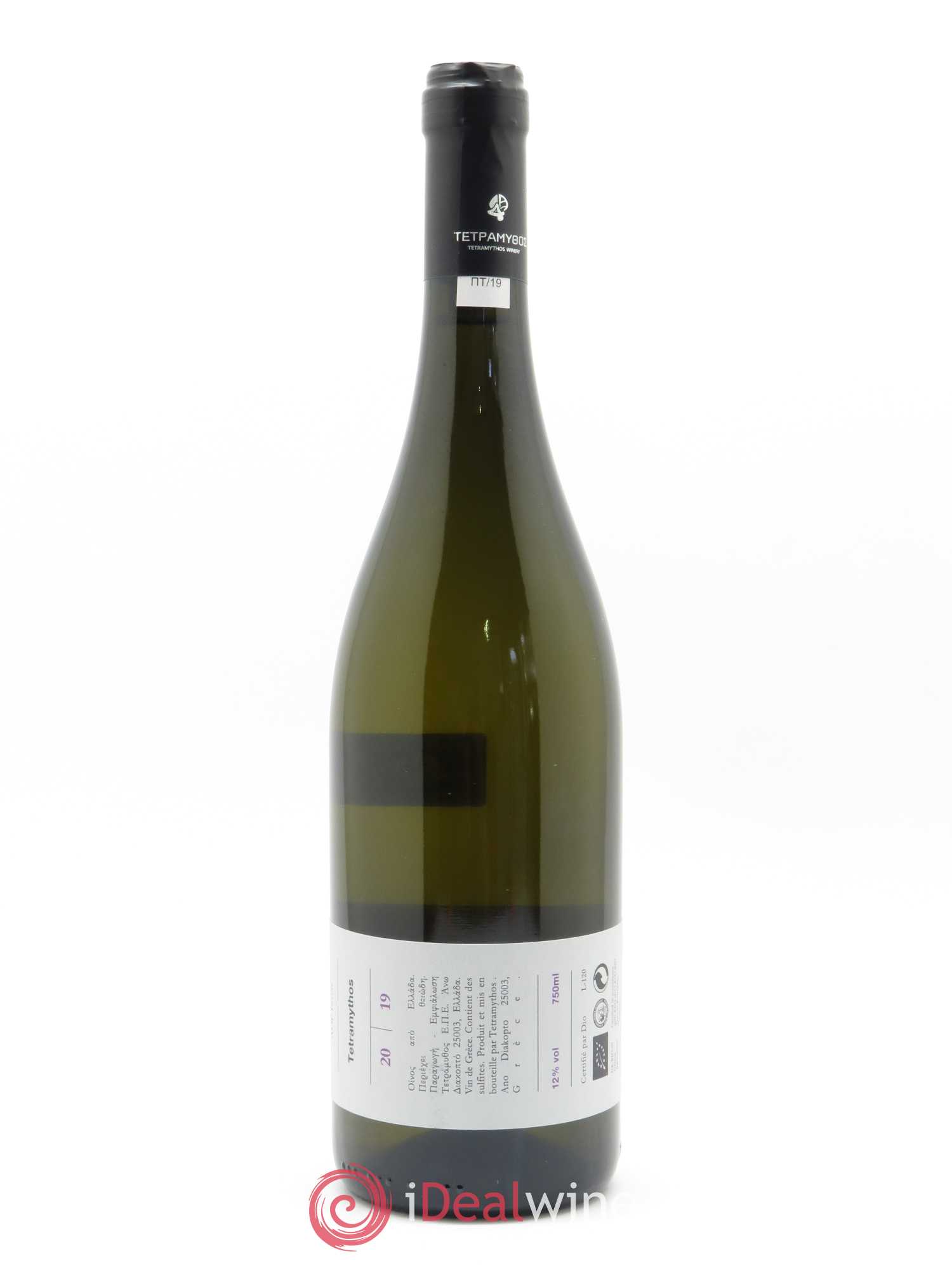 Patras Tetramythos Roditis Nature  2019 - Lot de 1 Bouteille
