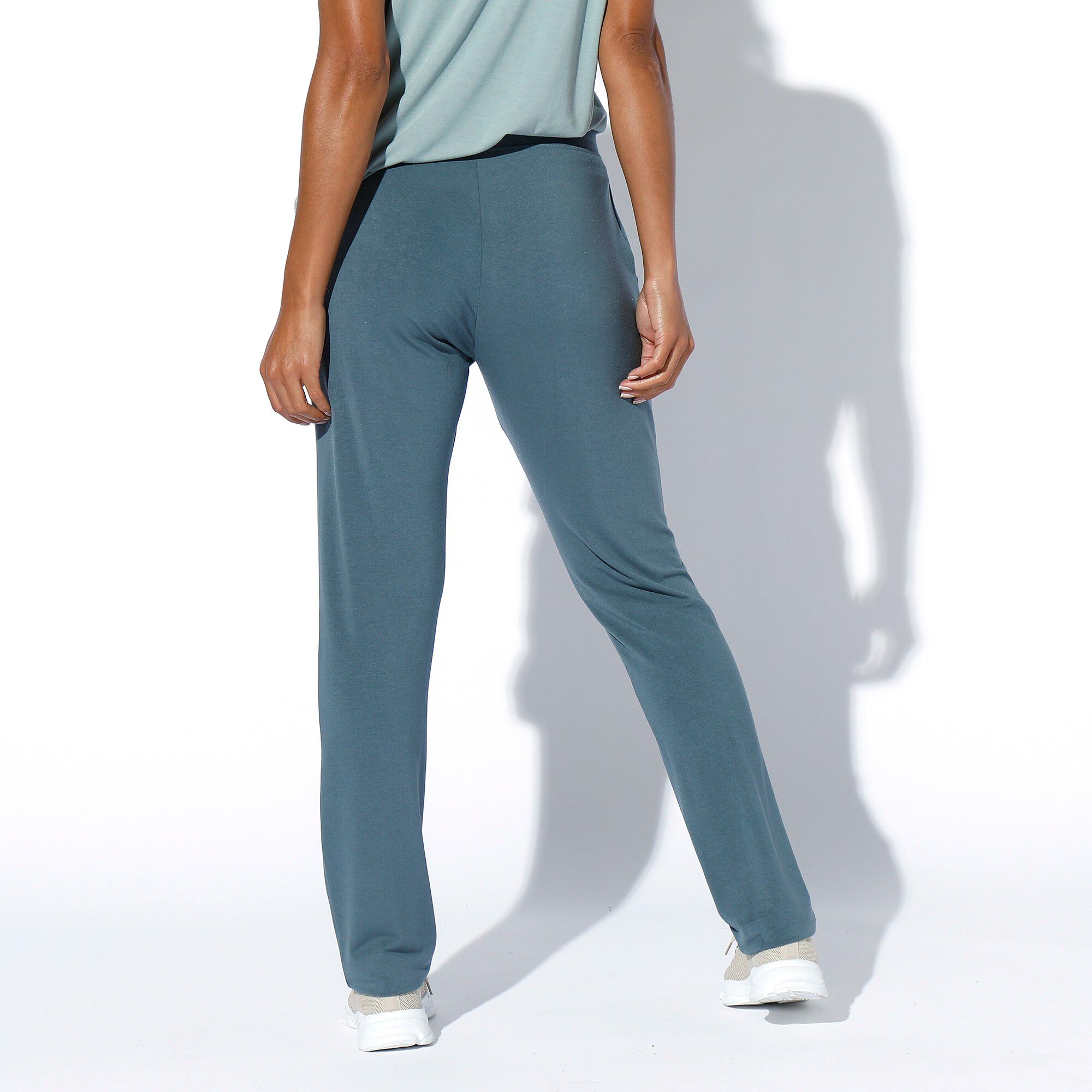 Pantalon maille fluide uni