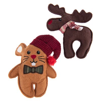 Katzenspielzeug Lebkuchen-Maus & Rentier