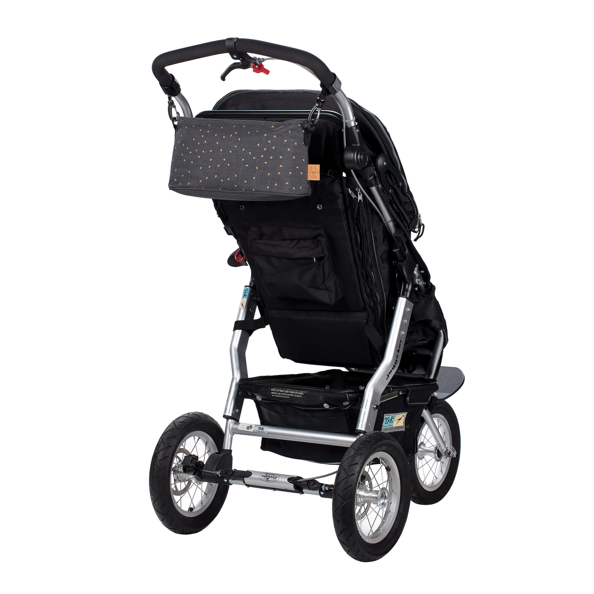 Kinderwagentasche - Buggy Organizer, Triangle Dark Grey