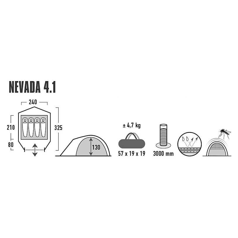 Kuppelzelt Nevada 4.1
