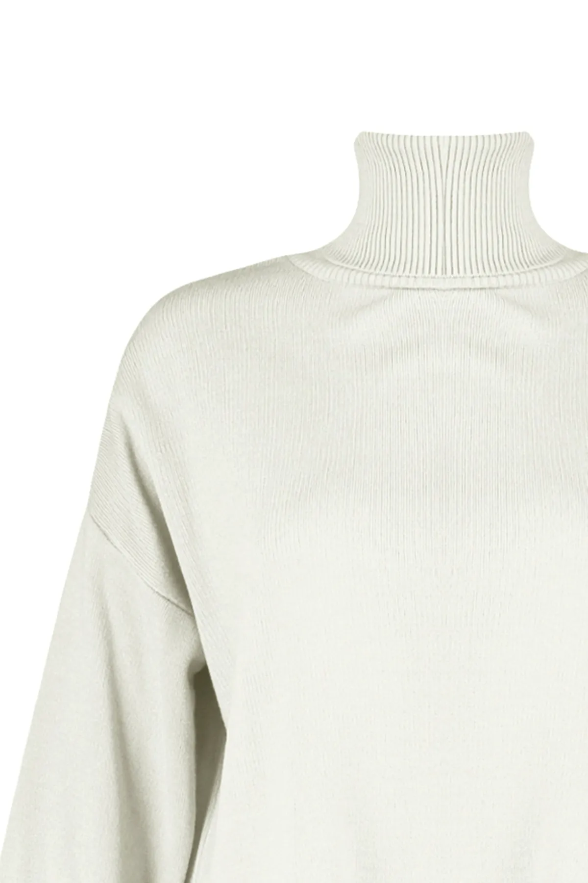 Trendyol Collection  Ecrufarbener Basic-Strickpullover mit weiter Passform TWOAW23KZ00206