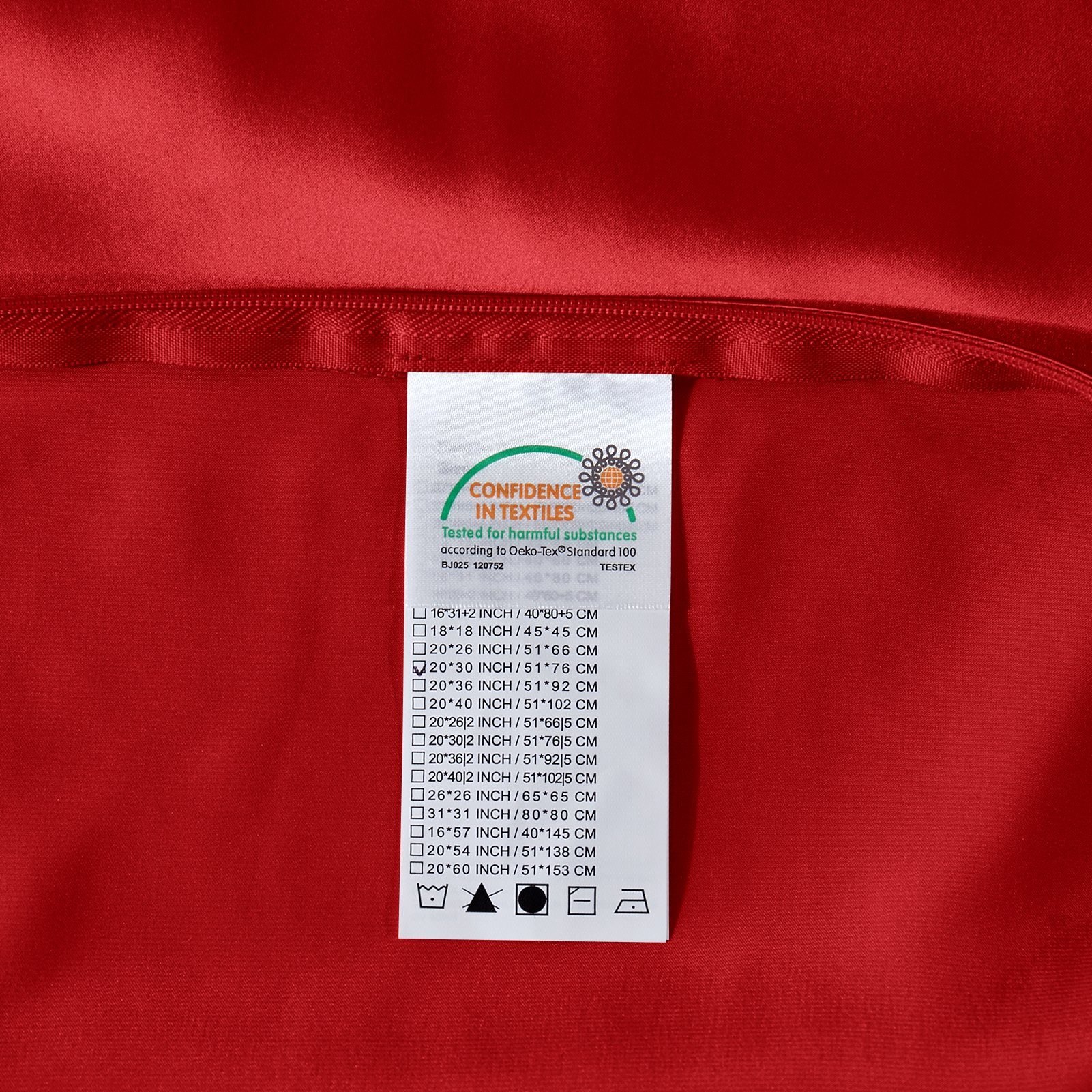 Kissenbezüge 22 Momme 100% Maulbeerseide, 80 x 80 cm, mit reißverschluss, THXSILK (1 Stück), 600 Fadenzahl, angenehmes Hautgefühl, glänzende und glatte Optik