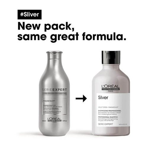 L'Oréal Professionnel Serie Expert Silver Champú Plata 500 ml