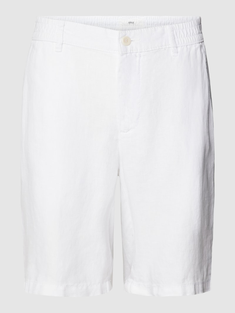Bermudas mit elastischem Bund Modell 'BALU' in weiß