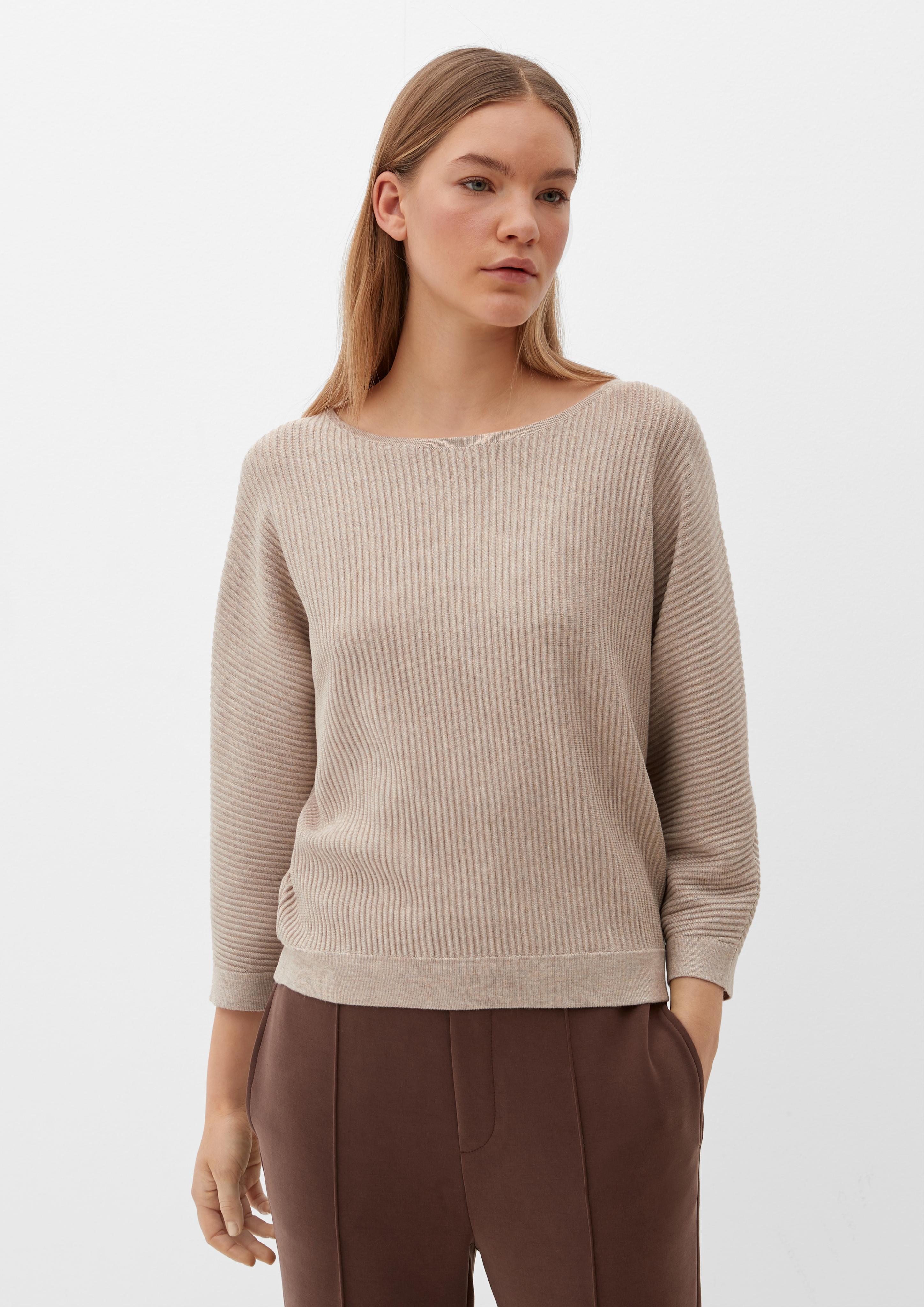 Strickpullover mit U-Boot-Ausschnitt  2129710-81X0