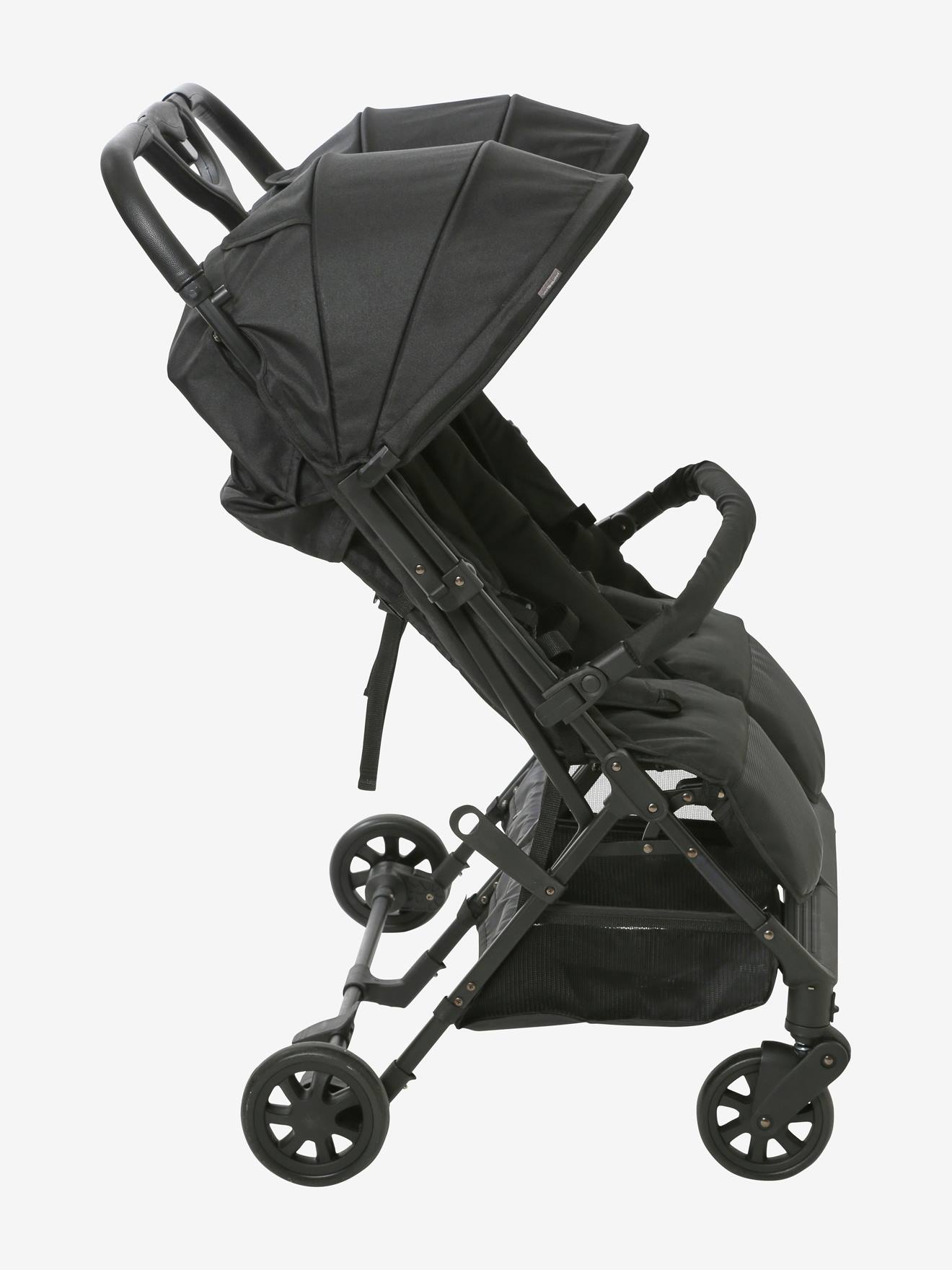 Poussette double Spica VERTBAUDET noir