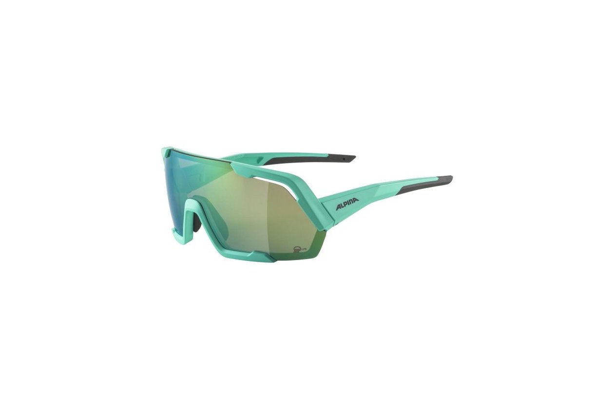 Alpina Rocket Q-Lite turquoise matt / green mirror lens