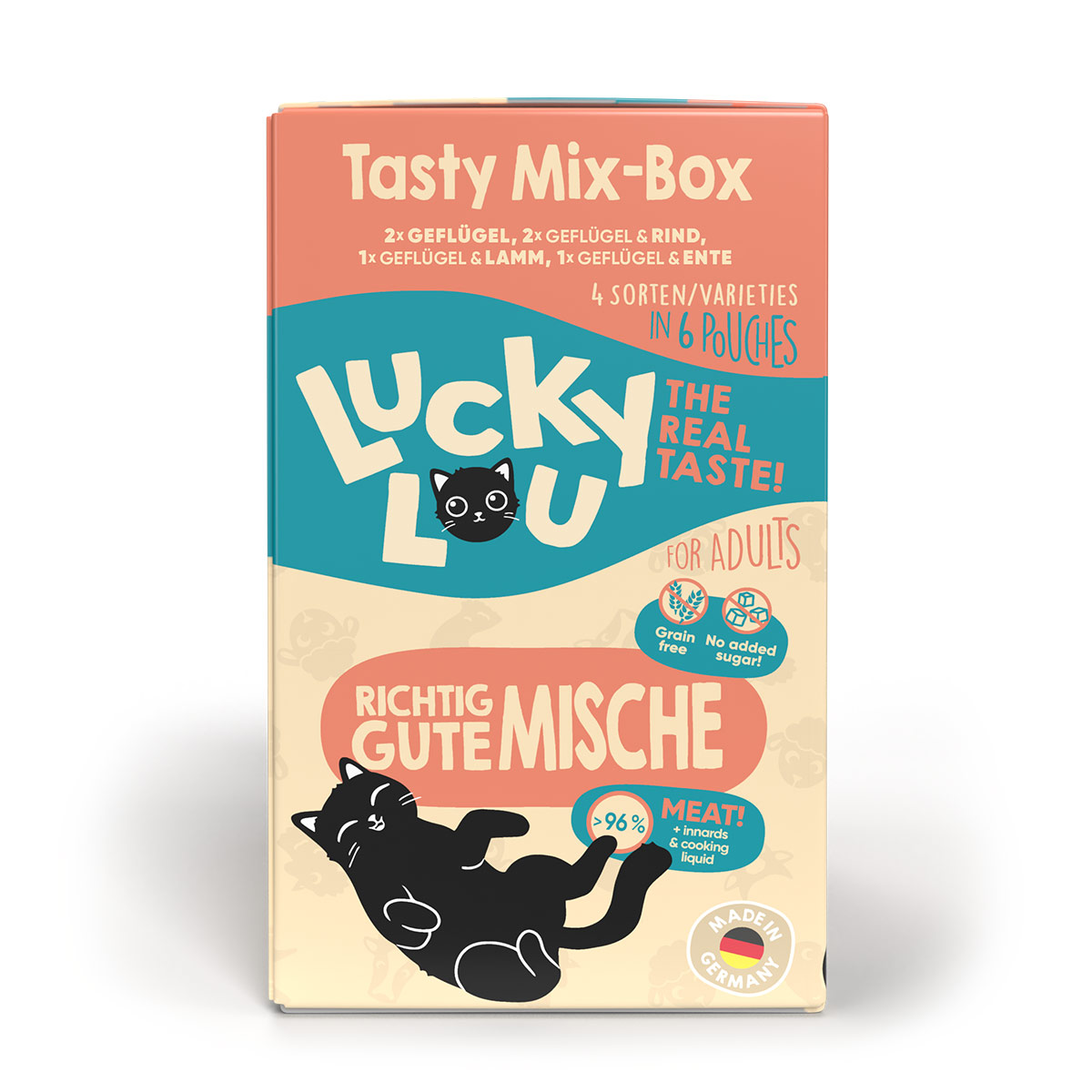 Lucky Lou Lifestage Adult Tasty-Mix 6x125g kaufen bei ZooRoyal