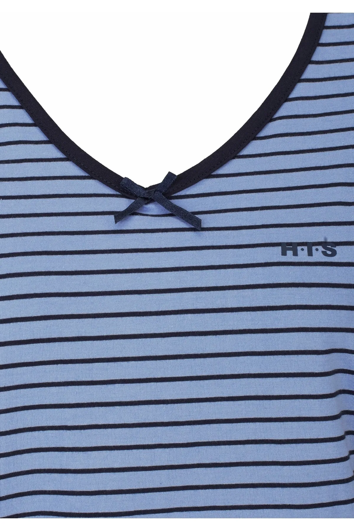 HIS  Pyjama set - Blau - Unifarben