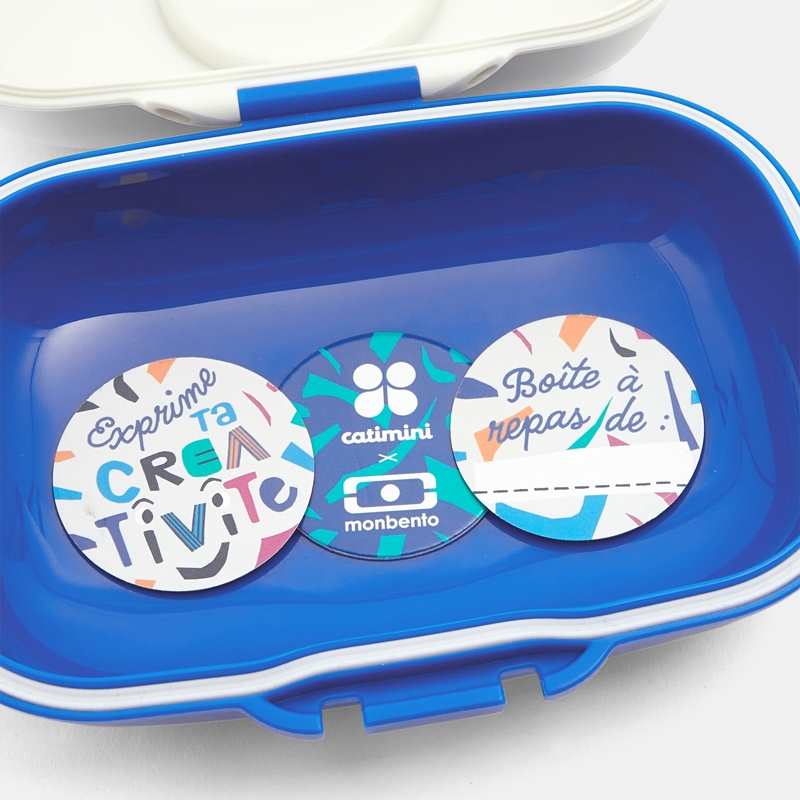 Boîte à goûter bleue