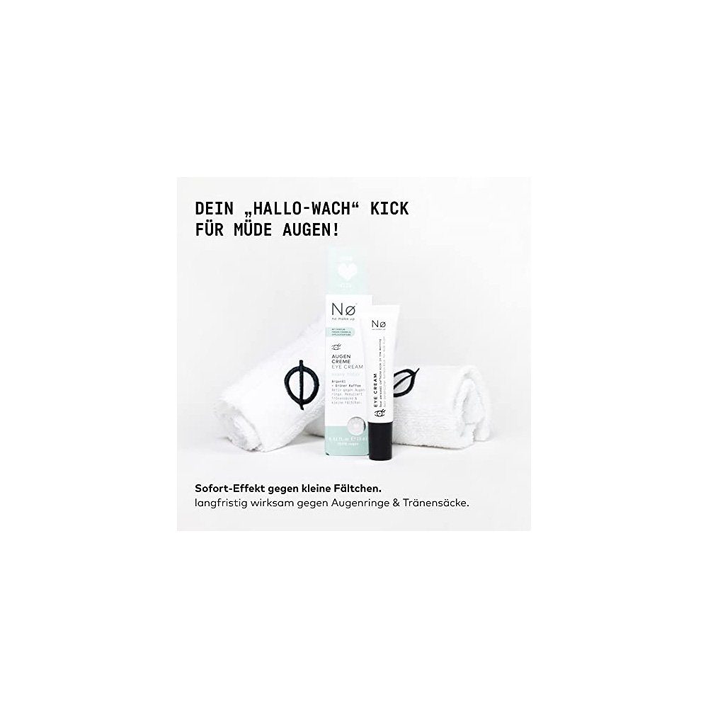 NO Cosmetics Augencreme awake tøday Eye Cream Augencreme mit Arganöl