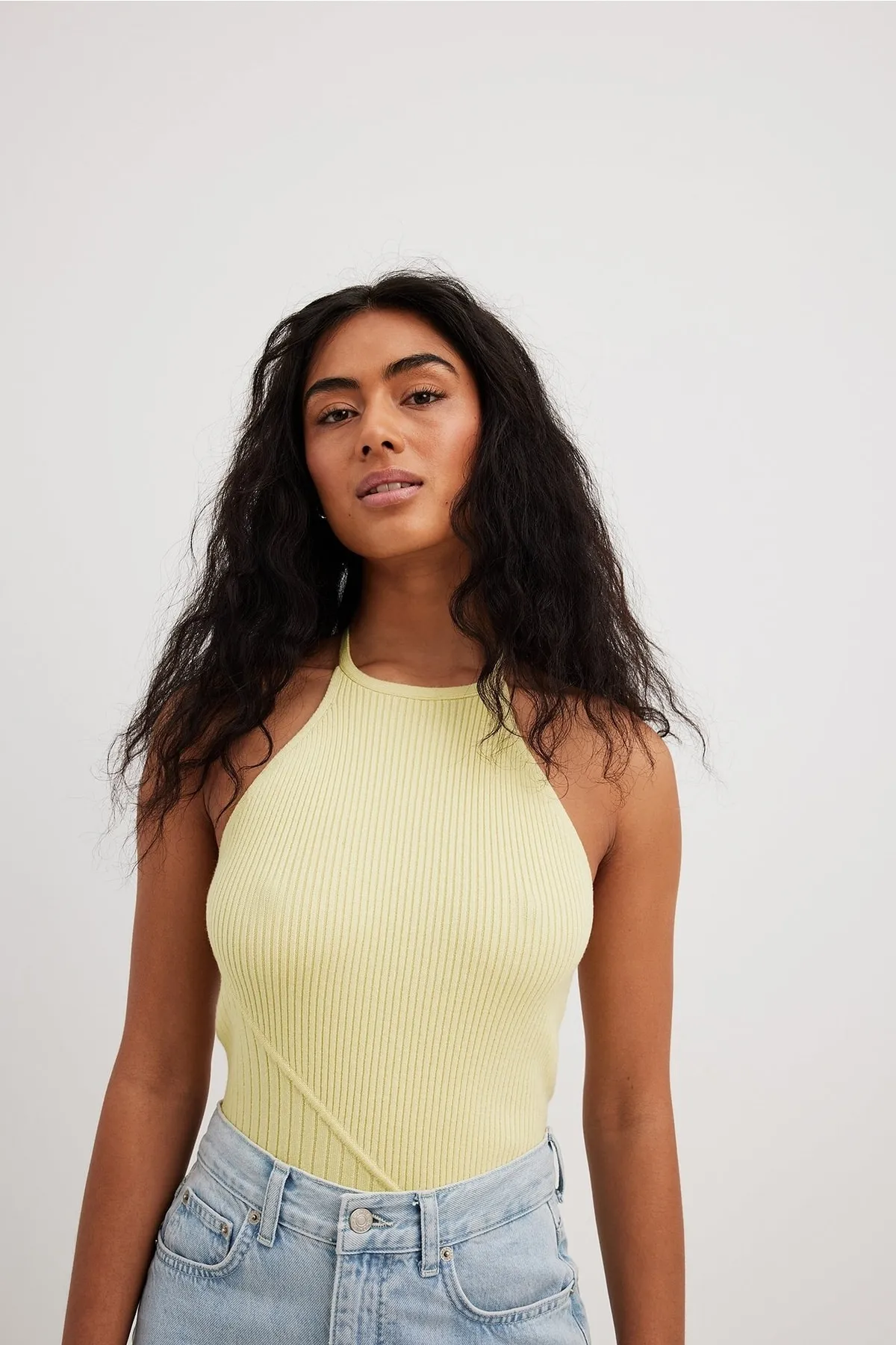 NA-KD  Rippstrick-Neckholder-Top