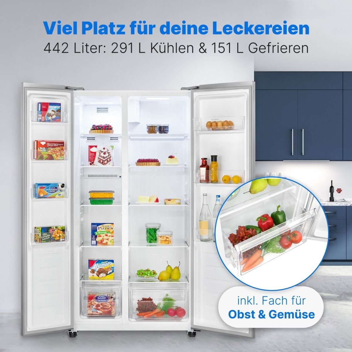 BOMANN Kühl-/Gefrierkombination SBS 7344