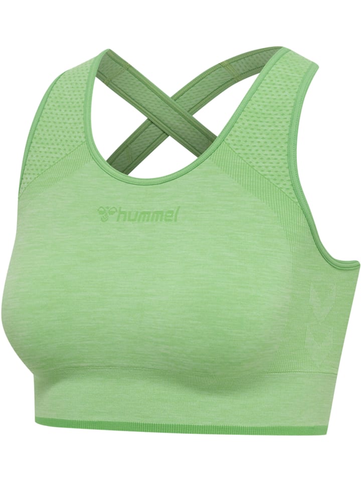 Hummel Hummel Bh Hmlmt Una Damen in SUMMER GREEN MELANGE günstig kaufen XS