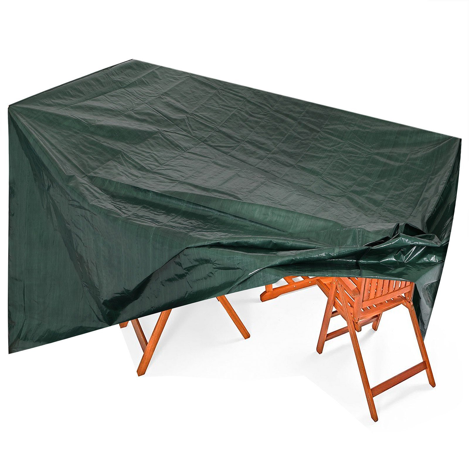 Kingsleeve Gartenmöbel-Schutzhülle Kingsleeve, Gartenmöbel Winterfest UV-beständig PE 122x112x98cm Garage Doppelnaht