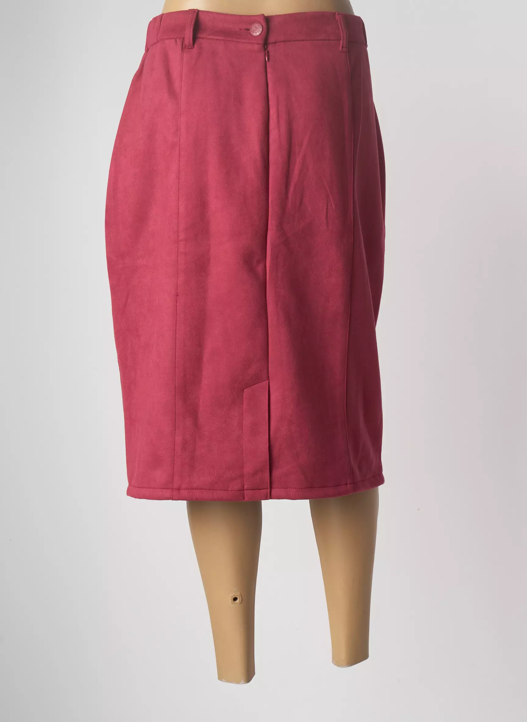 S Quise Jupes Mi Longues Femme couleur rouge