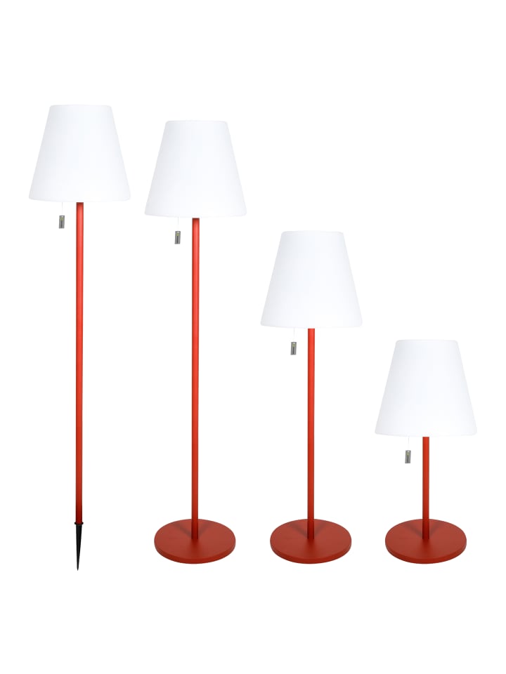 greemotion LED-Stehleuchte Outdoor, rot günstig kaufen onesize