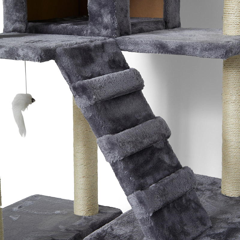 Zoozaker Klatrestativ katt h 182x60x55 cm