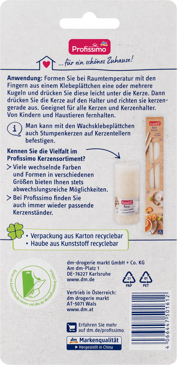 Wachsklebeplättchen, 24 St