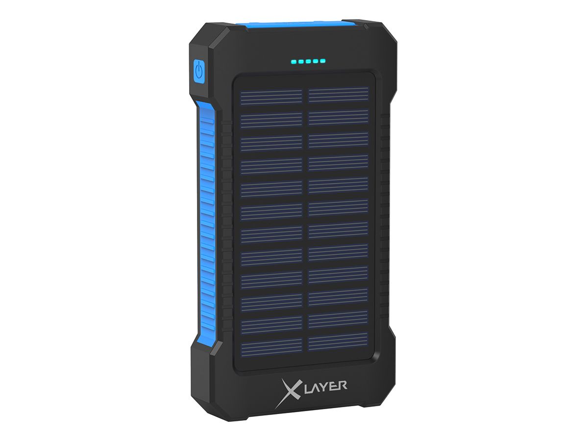XLayer PLUS Solar 8.000 mAh Powerbank