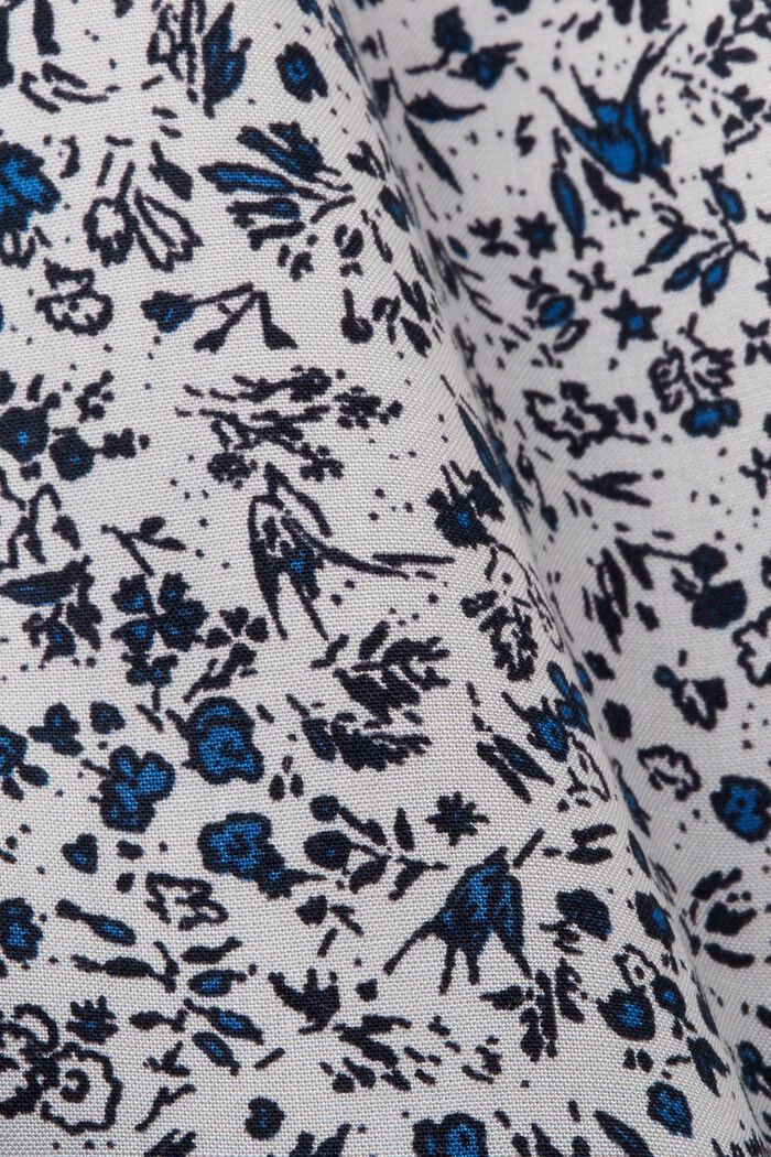 CURVY Gemusterte Bluse, LENZING™ ECOVERO™