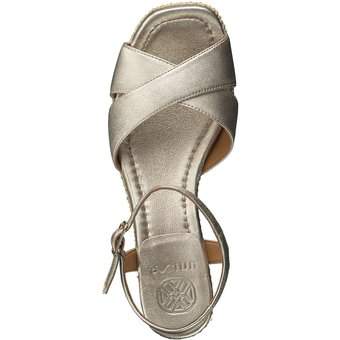 Unisa Plateau Sandale in gold