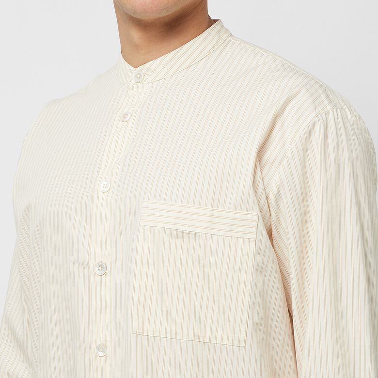 Birkenstock x Tekla Long-Sleeved Shirt wheat stripes