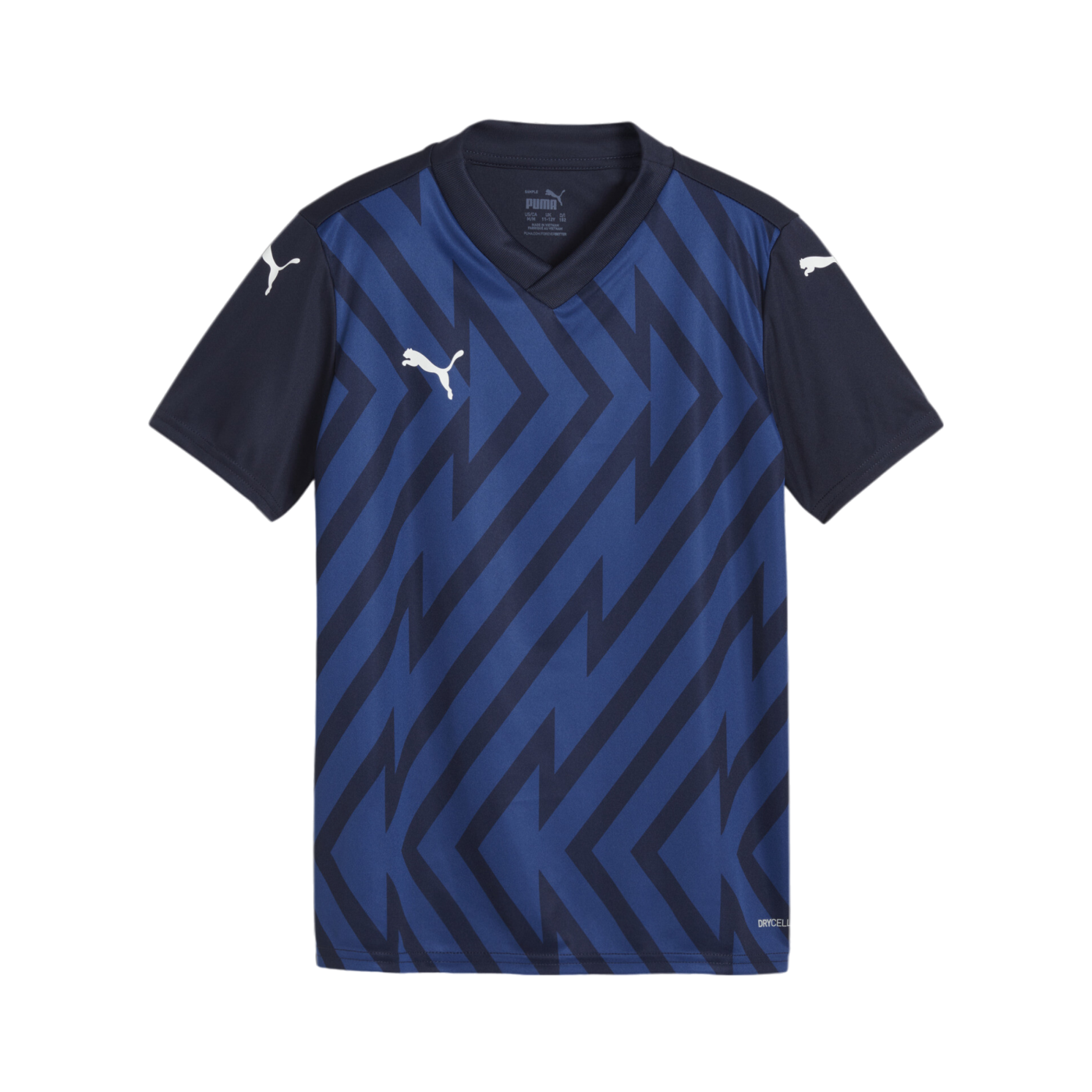 PUMA teamGLORY Trikot Kids Blau Weiss Blau F06