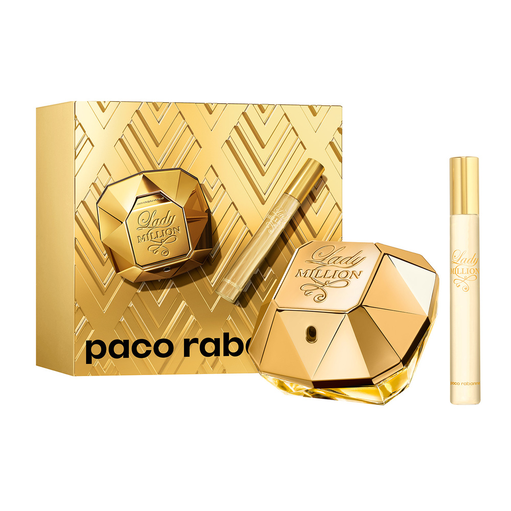 Paco Rabanne COFFRET LADY MILLION EAU DE PARFUM 50ML ET SPRAY DE VOYAGE 10ML