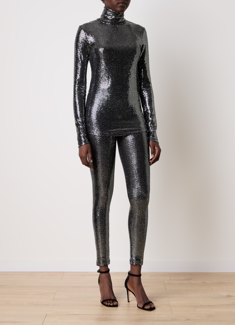 Isabel Marant Joshua turtleneck top with sequins
