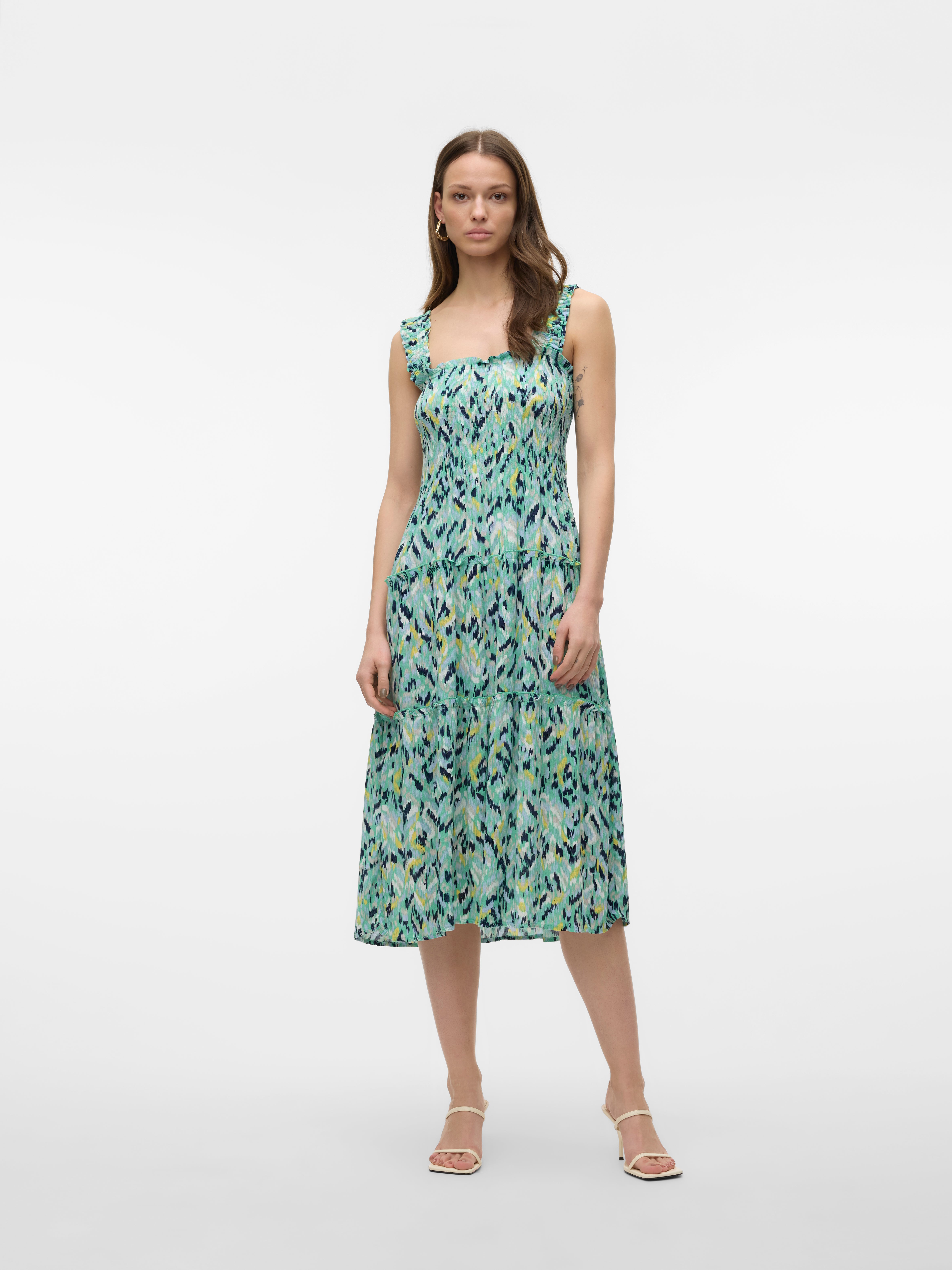 VMMENNY Langes Kleid