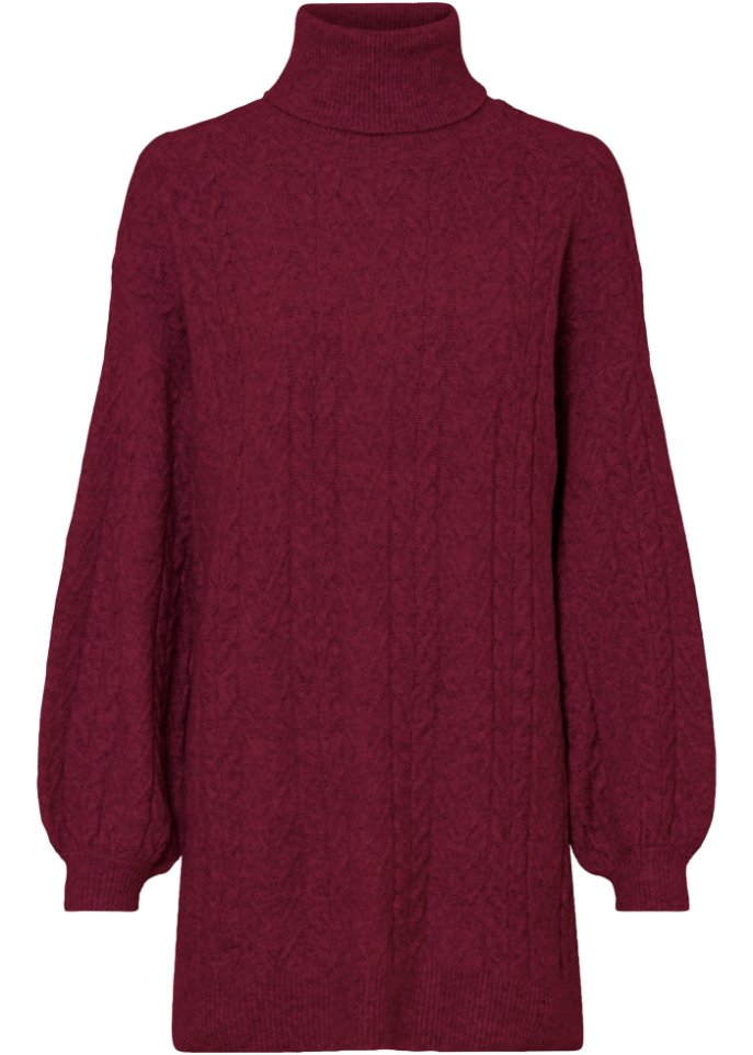 Rollkragenpullover mit Schlitz