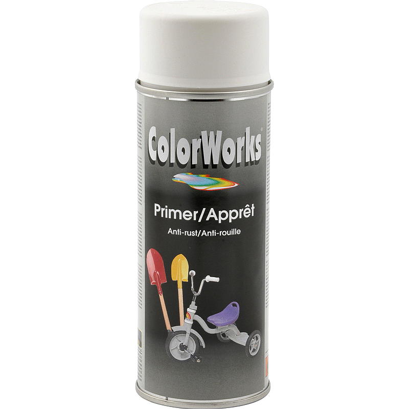 ColorWorks Spraymaling 400ml Grunning hvit Colorworks