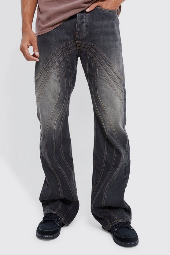 Lockere Schlagjeans