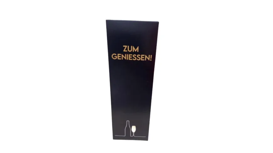Geschenkkartonage LED-Illuminierte Sektbox Zum Geniessen inkl. Batterien