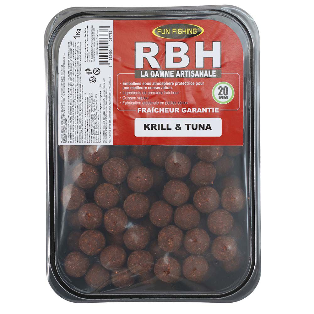 Boilie Fun Fishing RBH Boilies Krill Tuňák 800g