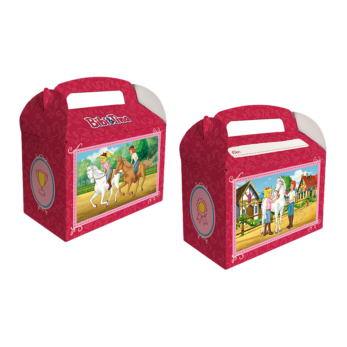Geschenkboxen Bibi & Tina, 6 Stück