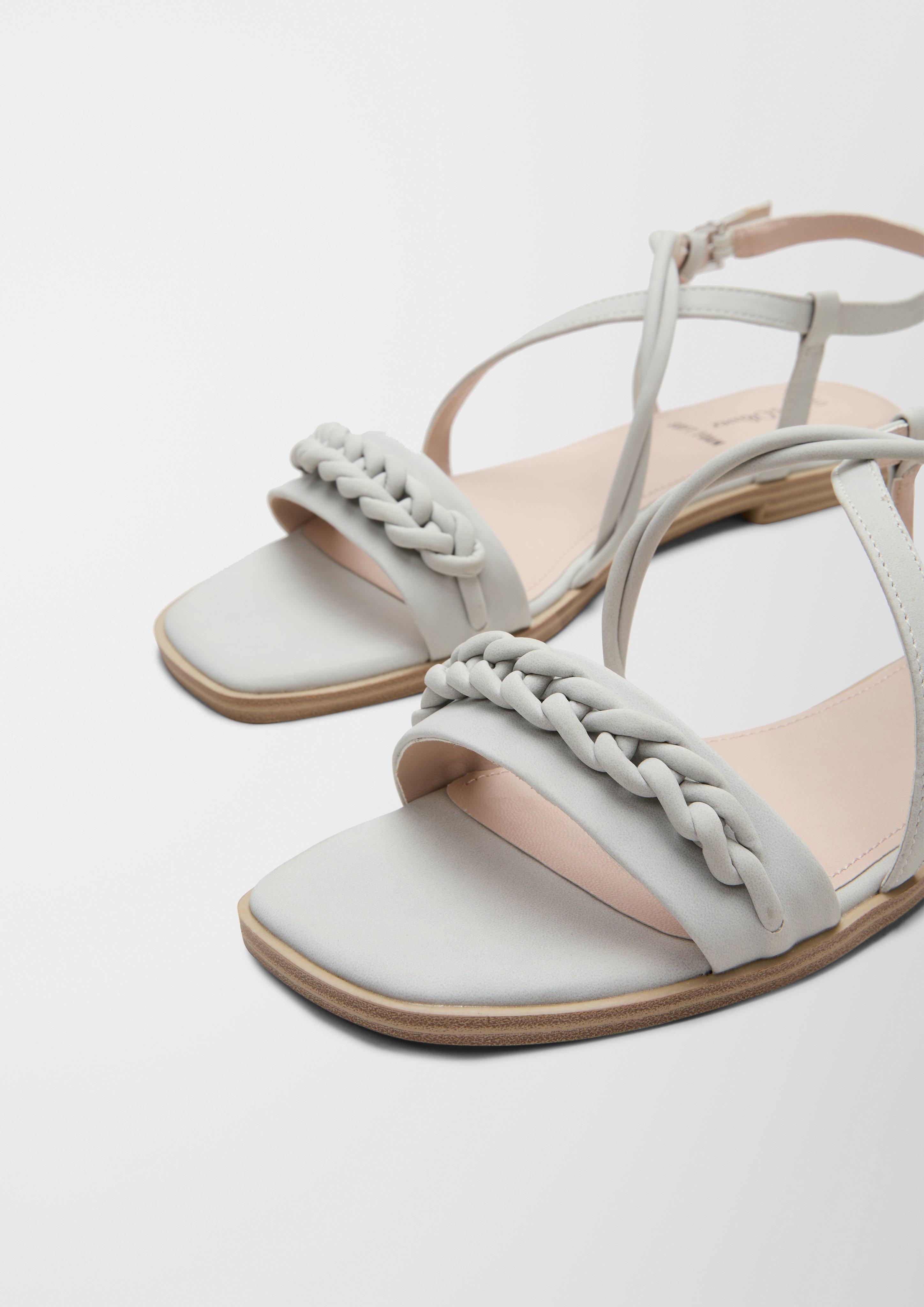 Sandalen mit Flecht-Detail  6007696-210