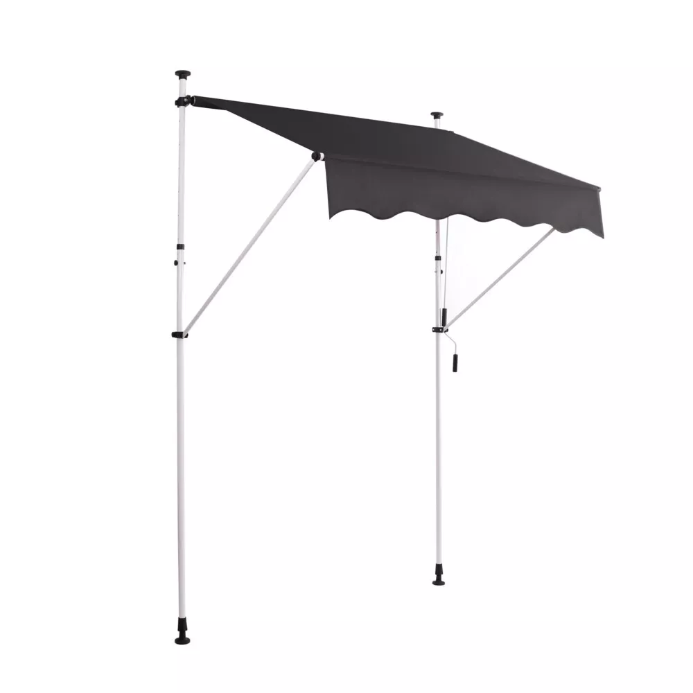 Never Indoor Terrassenmarkise 250 x 120 cm grau