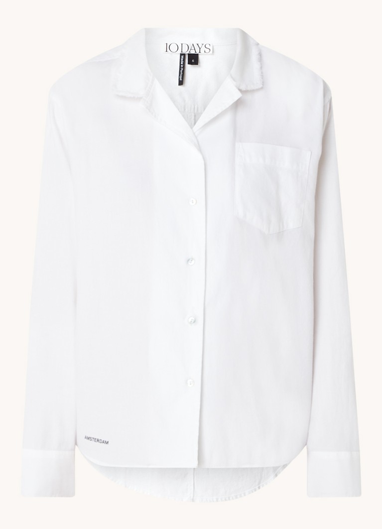 10DAYS  Blouse van biologisch katoen