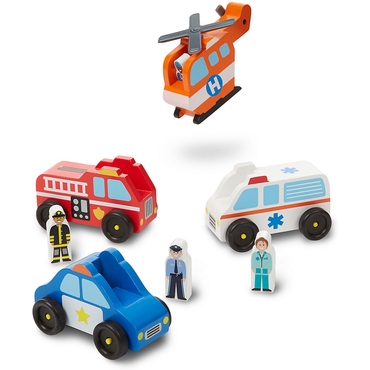Rettungsfahrzeuge aus Holz
