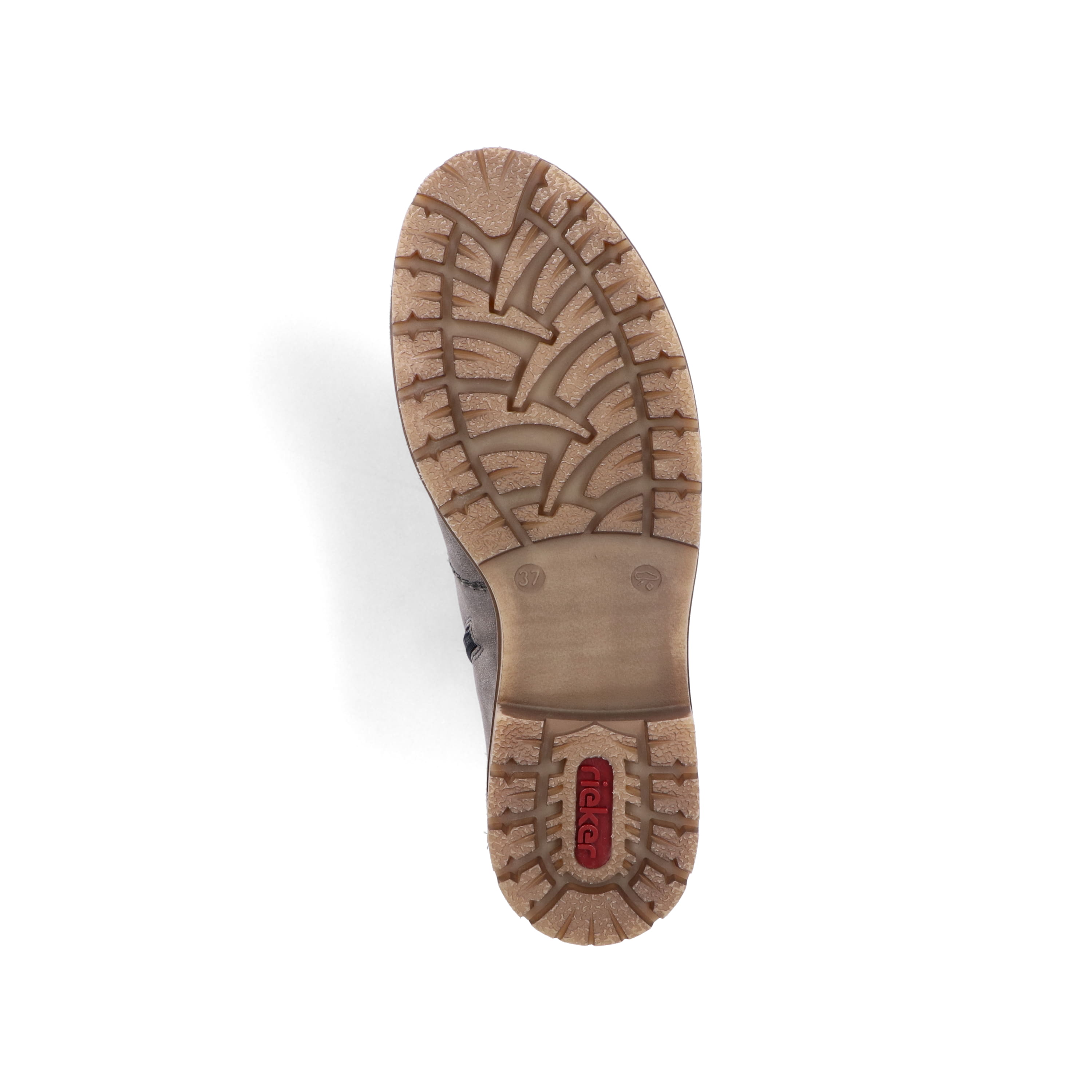 Rieker Damen Schnürstiefel silbergrau