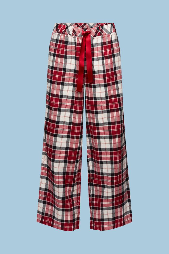 Pyjamahose aus kariertem Flanell