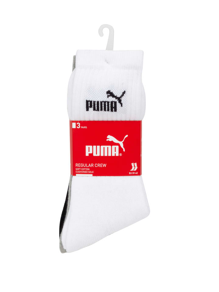 Puma Socken CREW SOCK 6P in 325 - white/grey/black günstig kaufen