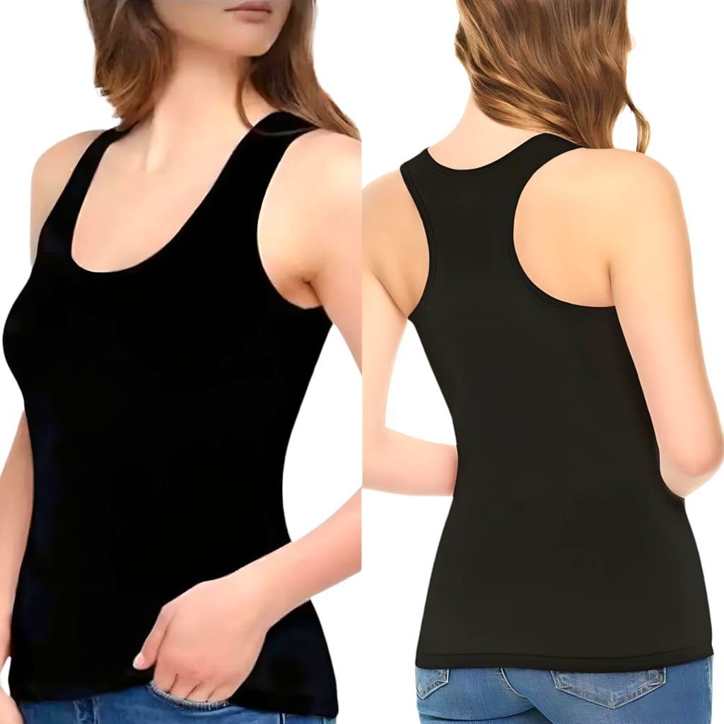 Tutku Elit Tanktop Damen Tank Top Modal Sport Tops Premium Unterhemden Trägertop (Packung, 2-tlg., 2er-Pack, 3er-Pack, 5er-Pack) Basic