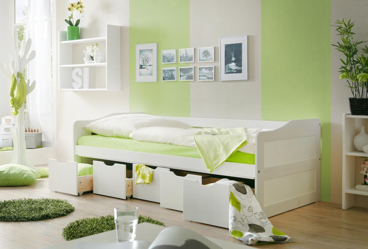 Ticaa Sofabett mit Schubkästen 
