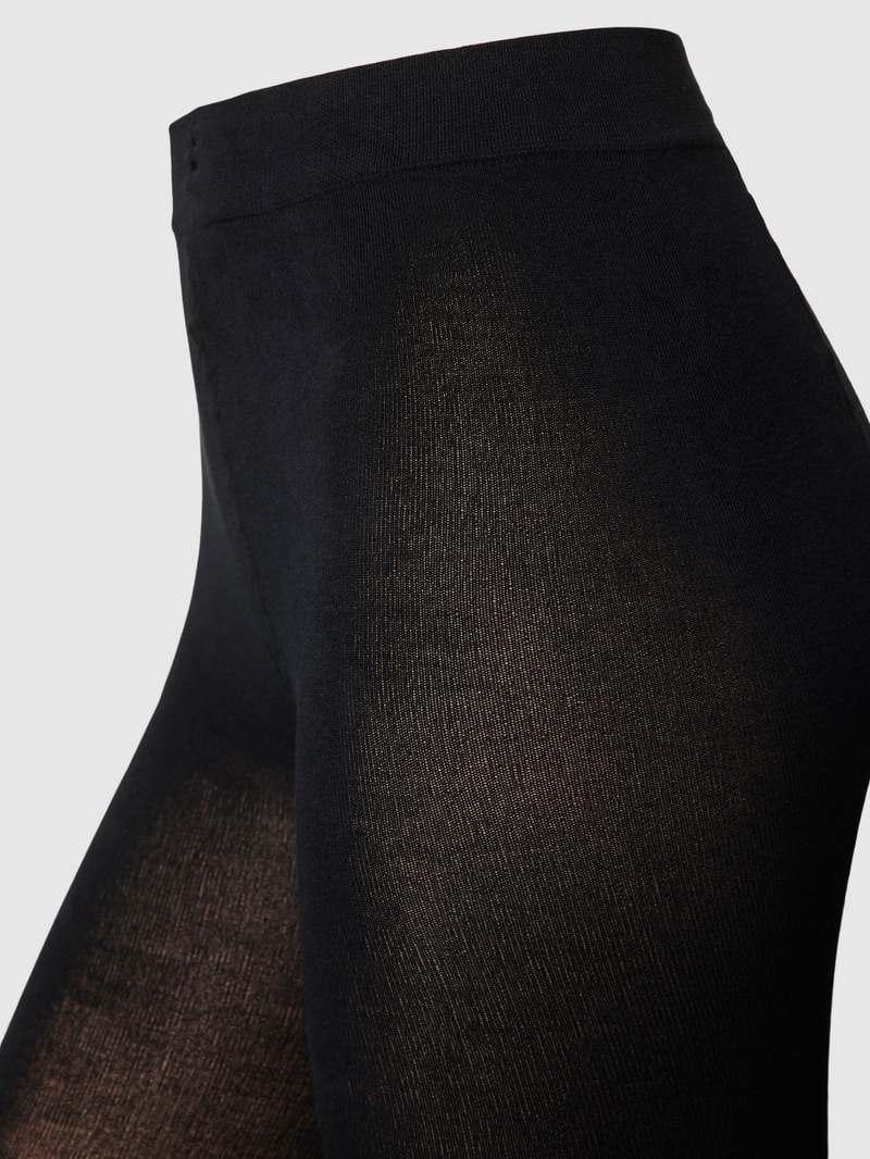 Umstands-Strumpfhose mit 200 Denier Modell 'MAMA MAILLOT' in schwarz